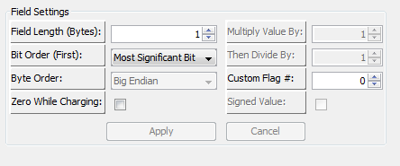 Field Specific Settings